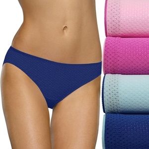Fruitoftheloom Womens 5 Pack Breathable Bikinis